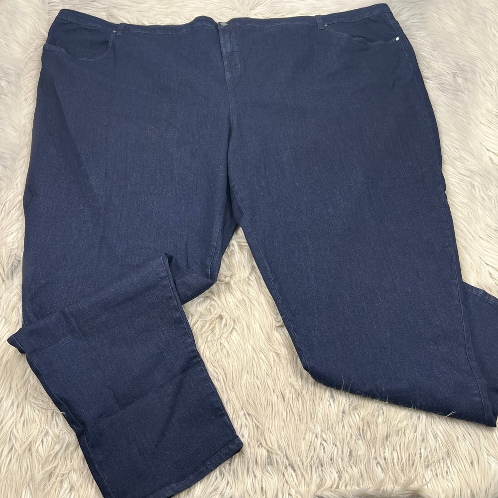 NWT Universal Standard Women's 38 High Rise Seine Skinny Jeans‎ Dark Indigo